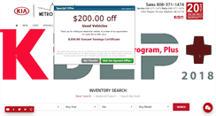 Desktop Screenshot of metrokiaofmadison.com